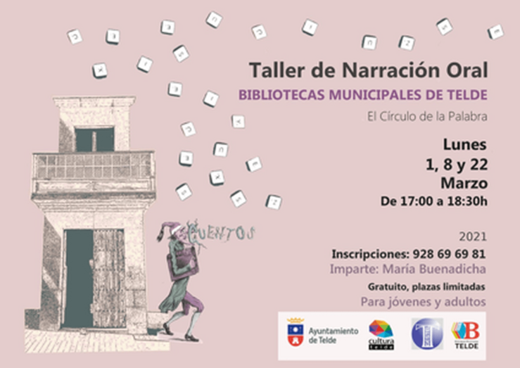 La narradora María Buenadicha imparte el taller / TA